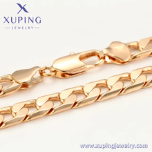 Load image into Gallery viewer, 18k gold-plated chunky chain, 12mm wide and 24 inches long. Close-up showing detail.